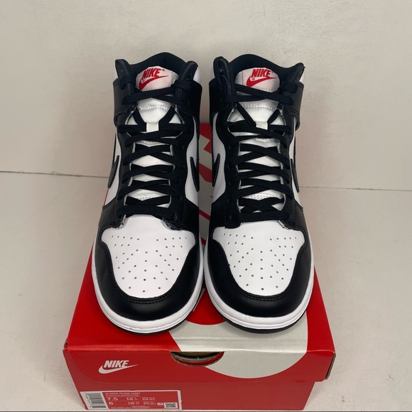 Nike Dunk High WMNS “Panda/Twist/Black White” NEW 2021 - Picture 2 of 4